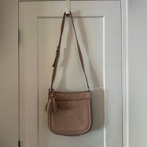Kate Spade Tan Crossbody Bag with Tassel